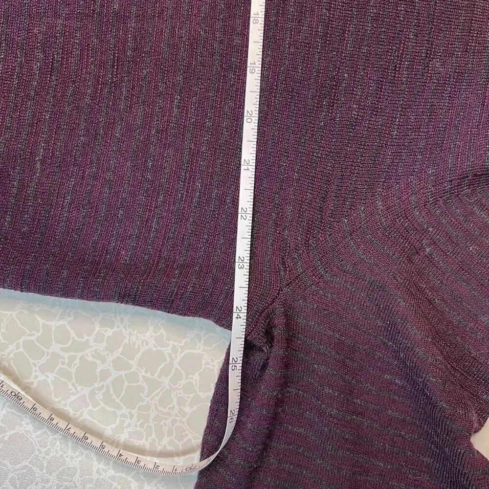 BANANA REPUBLIC Extra Fine Merino Wool Quarter Button Up Pullover Sweater sz XL - Picture 9 of 9
